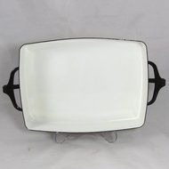 Dansk Kobenstyle Baker, Black Enamel on Steel, Small, 10.5" x 8" N2