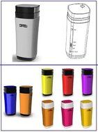 Portable & Rechargeable USB Heater Self Stirring Auto Mixing Tea Coffee Milk Cup Mug Warmer Lid Noble Gift N3