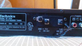Technics ST-k55 stereo synthesizer tuner N8