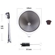 GoWorth Pour Over Coffee Dripper - Stainless Steel Reusable Coffee Filter Coffee Dripper and Single Cup Coffee... N5