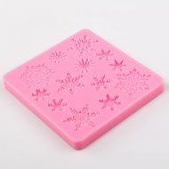 GOOTRADES 3D Snowflake Silicone Mould Fondant Silicone Sugar Mini Mold Craft Molds DIY Cake Decorating N4
