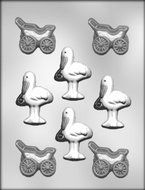 CK Products Stork and Baby Buggy Chocolate Mold