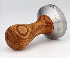 Antrader Wooden Handgrip Barista Coffee Tamper 58mm Tamper Stand Mat N2