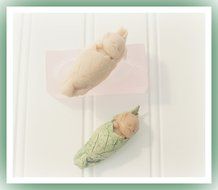 Silicone Mold Elf in Leaf Handmade Supply 2.5" N5