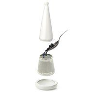Tea Forte LUCI Loose Leaf Tea Infuser and Drip Plate, Orchid White N3