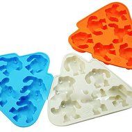 Sher Wendigo Ice Mould Silicone Ice Cubes Tray Pudding Jelly Mold (Random Color) N2