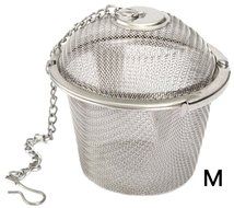 Viris Tote Creative Stainless Steel Ball Tea Strainer Infuser Mesh Filter Loose Leaf Spice