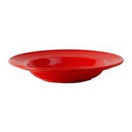 Tuxton Home Concentrix Bowl (Set of 4), 13 oz, Cayenne Red; Restaurant Grade Nonporous Virtrified China; Thermal... N86