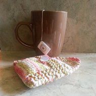Cotton Tea Bag Tote Umbre Blossom N6