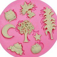 Y&XL&H Cute Animal Plant Silicone Mould Cake Decorating Silicone Mold For Fondant Candy Crafts Jewelry PMC Resin... N2