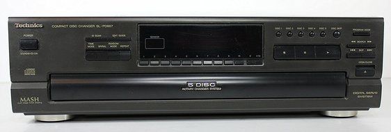 Technics SL-PD867 Compact Disc Changer 5 Disc CD Player