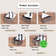 VANKER Stainless Steel Cake Mousse Mould Cake Baking Cake Decor Mold Ring(flag) N5