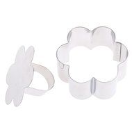 VANKER Stainless Steel Cake Mousse Mould Cake Baking Cake Decor Mold Ring(flag) N7