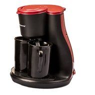 Ovente CM3BR Two Serving Coffeemaker with 2 Ceramic Personal Cups N4