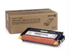 Xerox - High Capacity - Yellow - Original - Toner Cartridge - For Phaser 6280Dn, 6280N &quot;Product Type: Supplies...