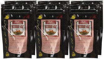Metropolitan Tea Discovery Artisan Flowering Tea Pack, Gins English Lily N5