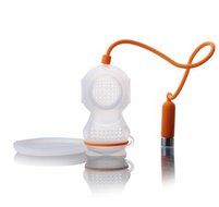 Hosaire 1 Pcs Tea Infusers Makers Diver Loose Leaf Strainer Bag Mug Filter (Orange)