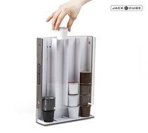Jack Cube Magnetic Magnet K-Cup Dispenser Holder Organizer Storage Box Carousel K cup Keurig Cup Holder with Acrylic... N3