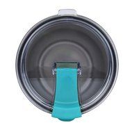 Morecome Spill And Splash Resistant Lid With Slider Closure For 30 Oz (Black) N7