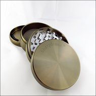 Sharp Stone Official Authentic Large 4 Piece Grinder Hard Top 2.5 Inches Moss Green N2