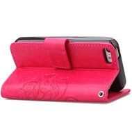 iPhone 5C Case, iPhone 5C Wallet Case,PHEZEN Four Leaf Clover Flower Design PU Leather Wallet Case Stand Flip... N32