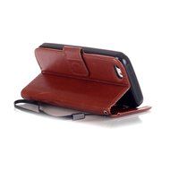 iPhone 5C Case, iPhone 5C Wallet Case,PHEZEN Four Leaf Clover Flower Design PU Leather Wallet Case Stand Flip... N35