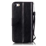 iPhone 5C Case, iPhone 5C Wallet Case,PHEZEN Four Leaf Clover Flower Design PU Leather Wallet Case Stand Flip... N37