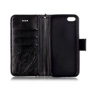 iPhone 5C Case, iPhone 5C Wallet Case,PHEZEN Four Leaf Clover Flower Design PU Leather Wallet Case Stand Flip... N38