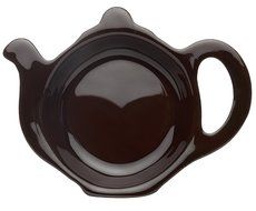 Brown Betty Teapot-Shaped Tea Caddy, Red Clay