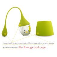 Dimples Excel Delightful Silicone Tea Infuser Set (4 Pack) N6