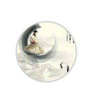 Generic Cup Coaster Made By Mdf Printed Asian Chinese Ink Painting Individuality N18