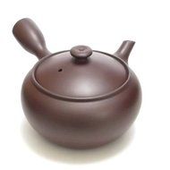 E408 purple mud Yokkaichi Banko teapot (japan import) N2