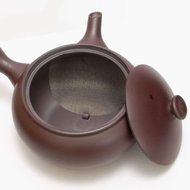 E408 purple mud Yokkaichi Banko teapot (japan import) N3