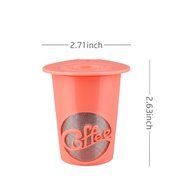 Nicelucky K Carafe Reusable Coffee Filter and Refillable K Cup for Keurig K300/K400/K500 Brewers (2 Pack ) N4