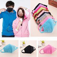 5pcs Luxury New Unisex Men Women Cycling Anti-dust Cotton Mouth Face Mask (black) N3
