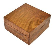 SouvNear Coffee / Tea Box with 4 Compartments for Tea Bags / Coffee Sachets / Dry Milk & Sugar Packets - Natural... N3