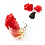 MAXGOODS Fine Silicone Tongue Infuser Loose Tea Leaf Strainer Filter N2