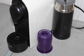 Nespresso Coffee Capsule hand held recycler aka Nessie R. Peggio Purple in color (Purple) N2