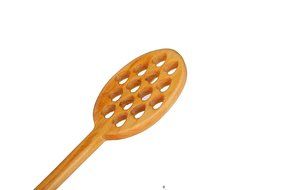 Honey Land Set of 2 Wooden Honey Dipper Stick, Heart-Shaped Handle, 4 Inch Dispenser, Drip and Drizzle, 100% Natural... N2