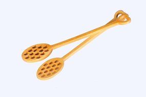 Honey Land Set of 2 Wooden Honey Dipper Stick, Heart-Shaped Handle, 4 Inch Dispenser, Drip and Drizzle, 100% Natural... N3