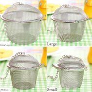 Meleg Otthon Stainless Steel Fine Mesh Tea Filters Tea Scoop For Loose Tea Seasoning Ball Set Loose Tea Infuser... N8