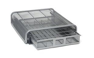 Lipper International 8690G Rolling Single Serve Coffee Pod Drawer, Gray N4