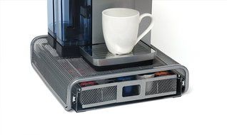 Lipper International 8690G Rolling Single Serve Coffee Pod Drawer, Gray N5