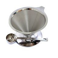 Jumira Clever Coffee Dripper, Single Cup Coffee Maker, Reusable Stainless Steel Permanent Coffee Filter with Cup... N2