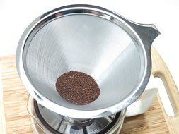 Newport Essentials Pour Over Coffee Filter: Stainless Steel Reusable Coffee Dripper and Brewer with Pour Over... N7