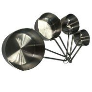Meiruian 4pcs Premium Measuring Cup Set In Stainless Steel