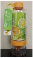 Anything Citrus Zinger Juicer Infuser,Orange BPA-Free Water Bottle N2