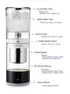 ECO Friendly Bean Plus My Dutch Drip type coffee maker (550ml) (Sliver) N2