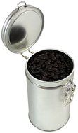 Latching Tea Storage Tin, Coffee Tin, Tea Container, Spice Storage, Latched Lid W/ Rubber Seal, Multi-Purpose... N4