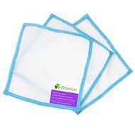 Growsun 5-PCS 8"x8" 25 Micron Pressing Screen for Herbal Hash Bubble Ice Bag, Blue N3